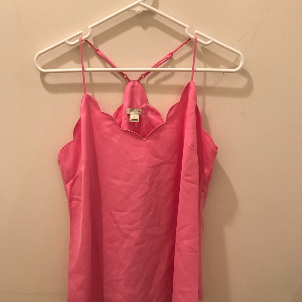 J. Crew Factory scallop tank